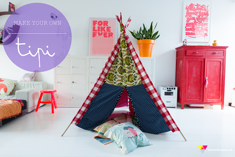 Make your Tipi • Zilverblauw