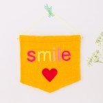 DIY smile banner