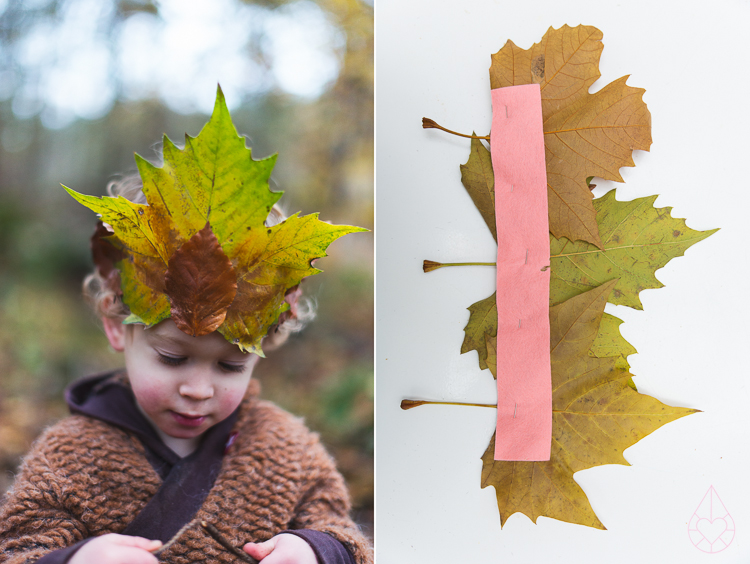 DIY autumn crown