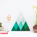 DIY geometrical Christmastree