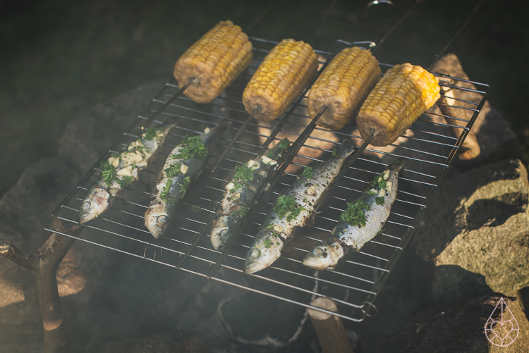 Koken op een kampvuur, by Zilverblauw.nl