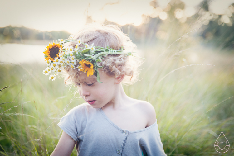 DIY flower crown, by Zilverblauw.nl