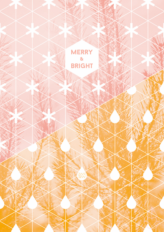 Merry & Bright: Free Christmas printable, by zilverblauw.nl