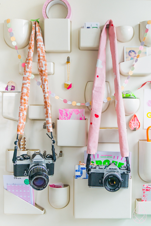 DIY camera strap, by zilverblauw.nl