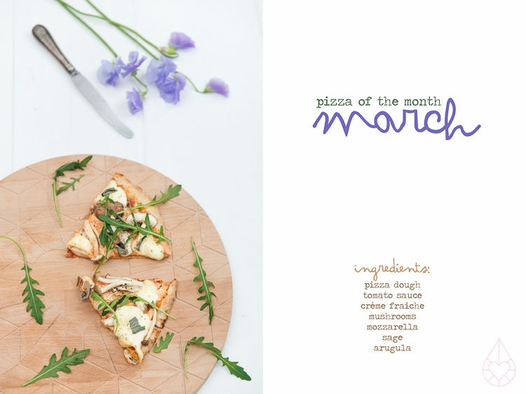 pizza of the month march, by zilverblauw.nl