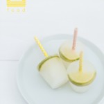 Lime & elderflower popsicles