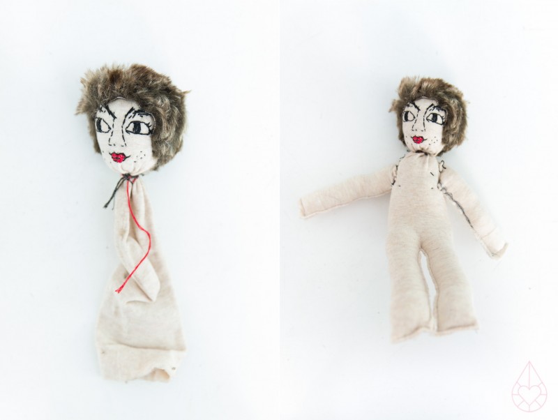 DIY personalized doll, by zilverblauw.nl