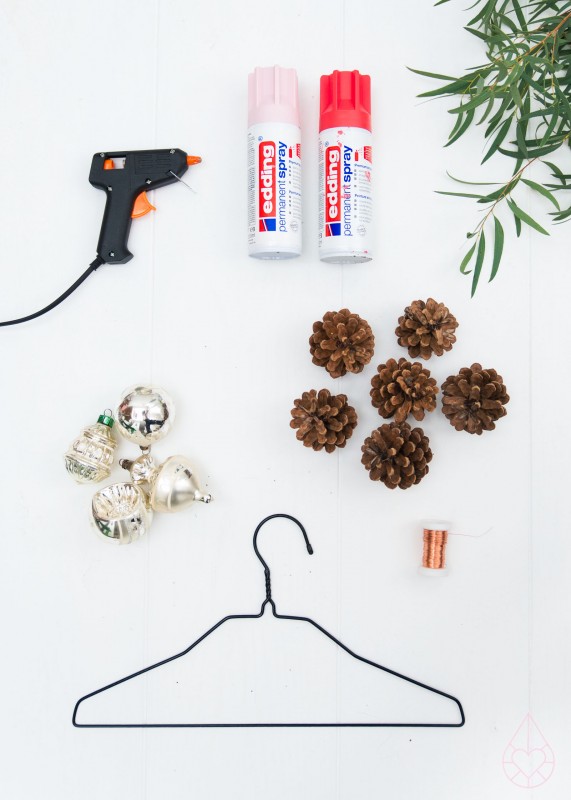 DIY kerstkrans, by zilverblauw.nl