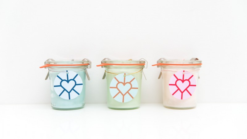 scented candles, by zilverblauw & Iscent.nl