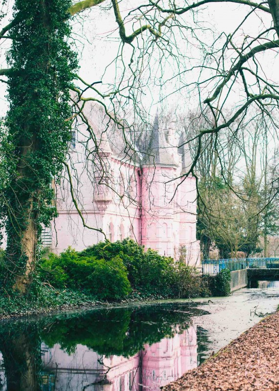 roze kasteel Land van Ooit, zilverblauw.nl