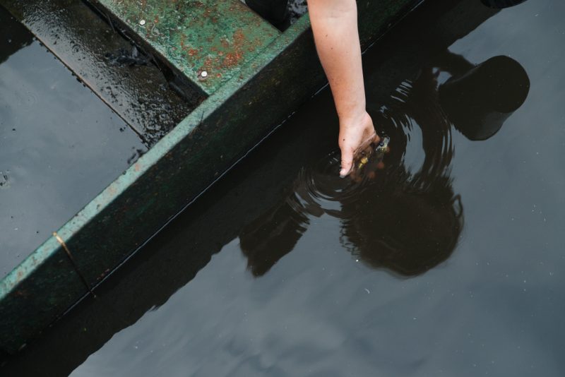 Roeibootje gezonken