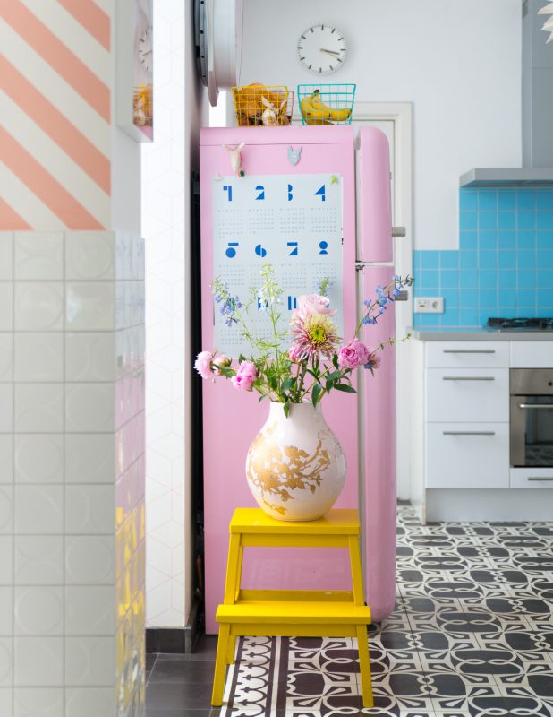 pink smeg fridge zilverblauw.nl