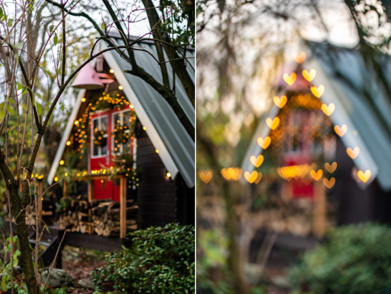 a-frame heart bokeh